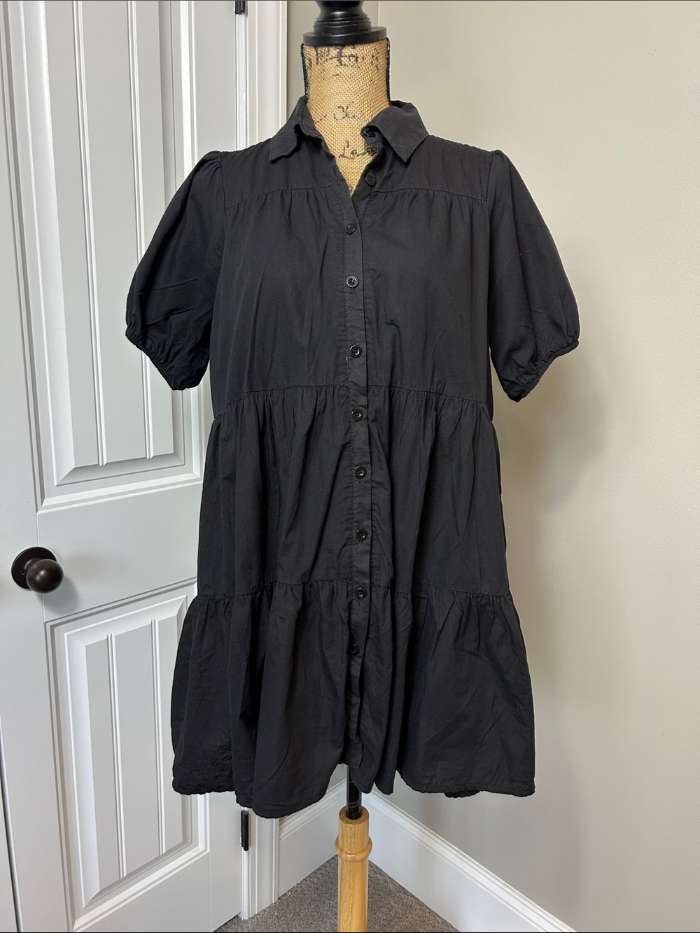 HYFVE black tier dress (medium)